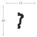 Декор для стен и потолка Молдинг Bello Deco M4