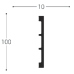 Декор для стен и потолка Молдинг Bello Deco M20